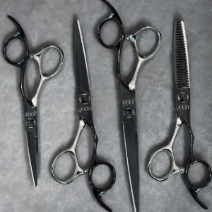 CCH Black & Silver Hair Cutting Scissors