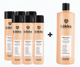 Bokka - 6 Thikk.Volume Shampoo with FREE Liter
