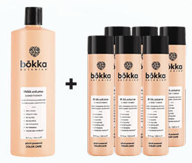 Bokka - 6 Thikk.Volume Conditioner with FREE Liter